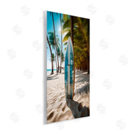 LSR Design Studio | Blue Surfboard Coastal Blur