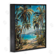 Creative Studio | Beach Pathway Palm Reflections