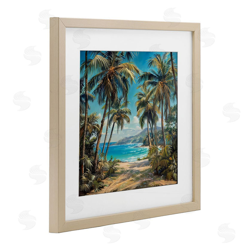Creative Studio | Beach Pathway Palm Reflections