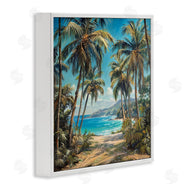 Creative Studio | Beach Pathway Palm Reflections