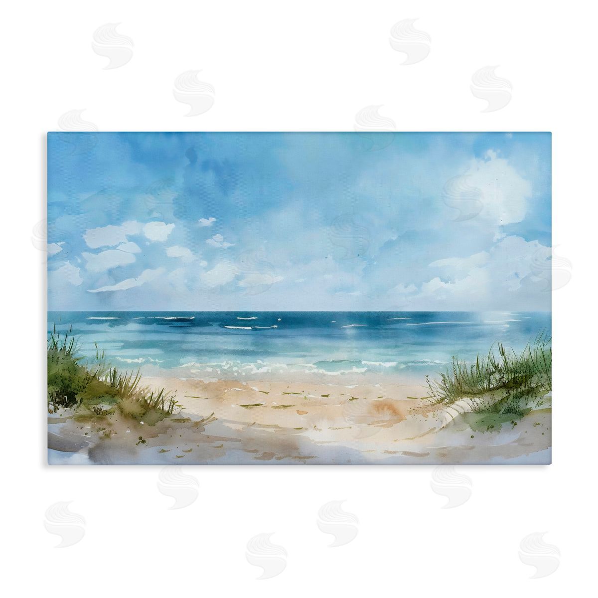 Creative Studio Serene Summer Beachscape Canvas Wall Art Print