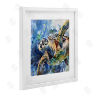 Creative Studio | Watercolor Splatter Sea Turtle