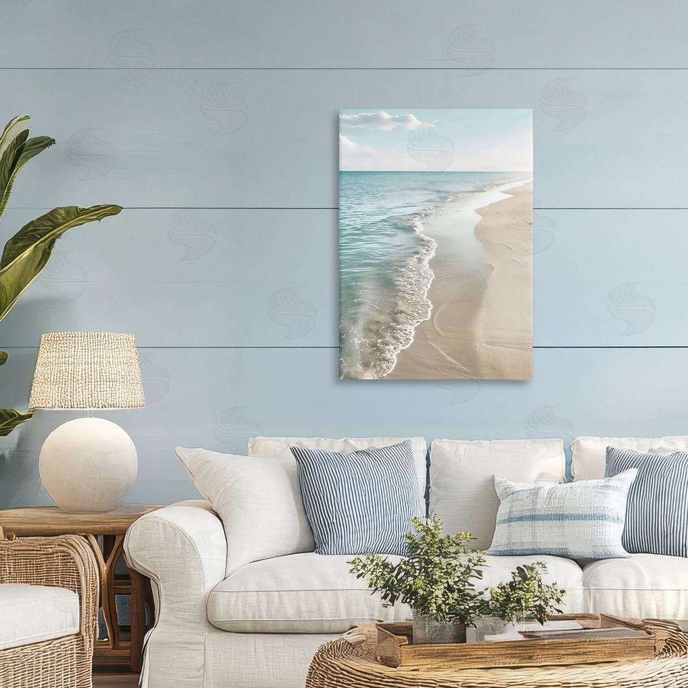 Creative Studio Vast Shoreline Into Distance Printed Wall Art in Room
