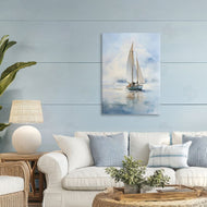 LSR Design Studio | Clouded Ocean Waves Sailboat