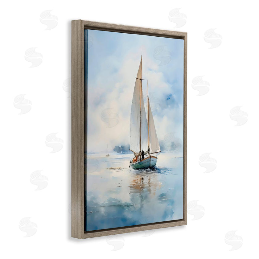 LSR Design Studio | Clouded Ocean Waves Sailboat