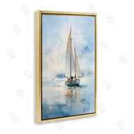 LSR Design Studio | Clouded Ocean Waves Sailboat
