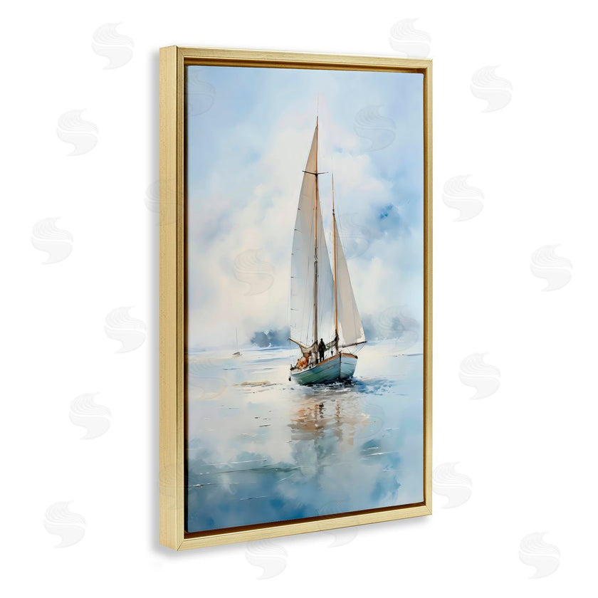 LSR Design Studio | Clouded Ocean Waves Sailboat