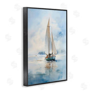 LSR Design Studio | Clouded Ocean Waves Sailboat