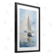 LSR Design Studio | Clouded Ocean Waves Sailboat