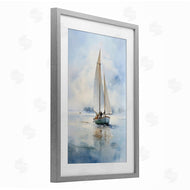 LSR Design Studio | Clouded Ocean Waves Sailboat