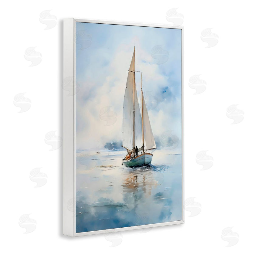 LSR Design Studio | Clouded Ocean Waves Sailboat