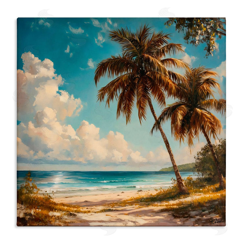 Creative Studio | Summer Beach Palms & Clouds