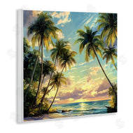Creative Studio | Sunset On The Beach Palms