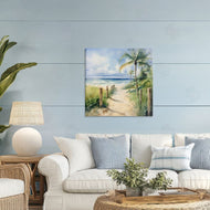 LSR Design Studio | Blurred Palm Tree Beach
