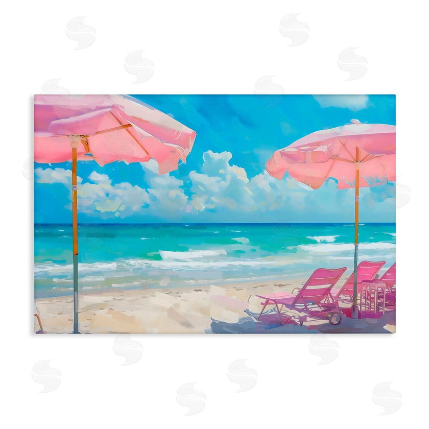 LSR Design Studio | Pink Paradise Beach Umbrellas