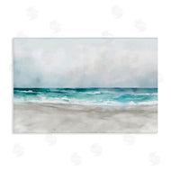 LSR Design Studio | Abstract Watercolor Aqua Beach