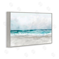 LSR Design Studio | Abstract Watercolor Aqua Beach