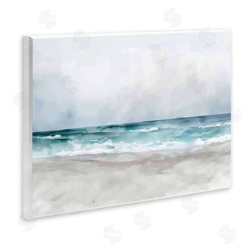 LSR Design Studio | Abstract Watercolor Aqua Beach