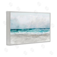 LSR Design Studio | Abstract Watercolor Aqua Beach