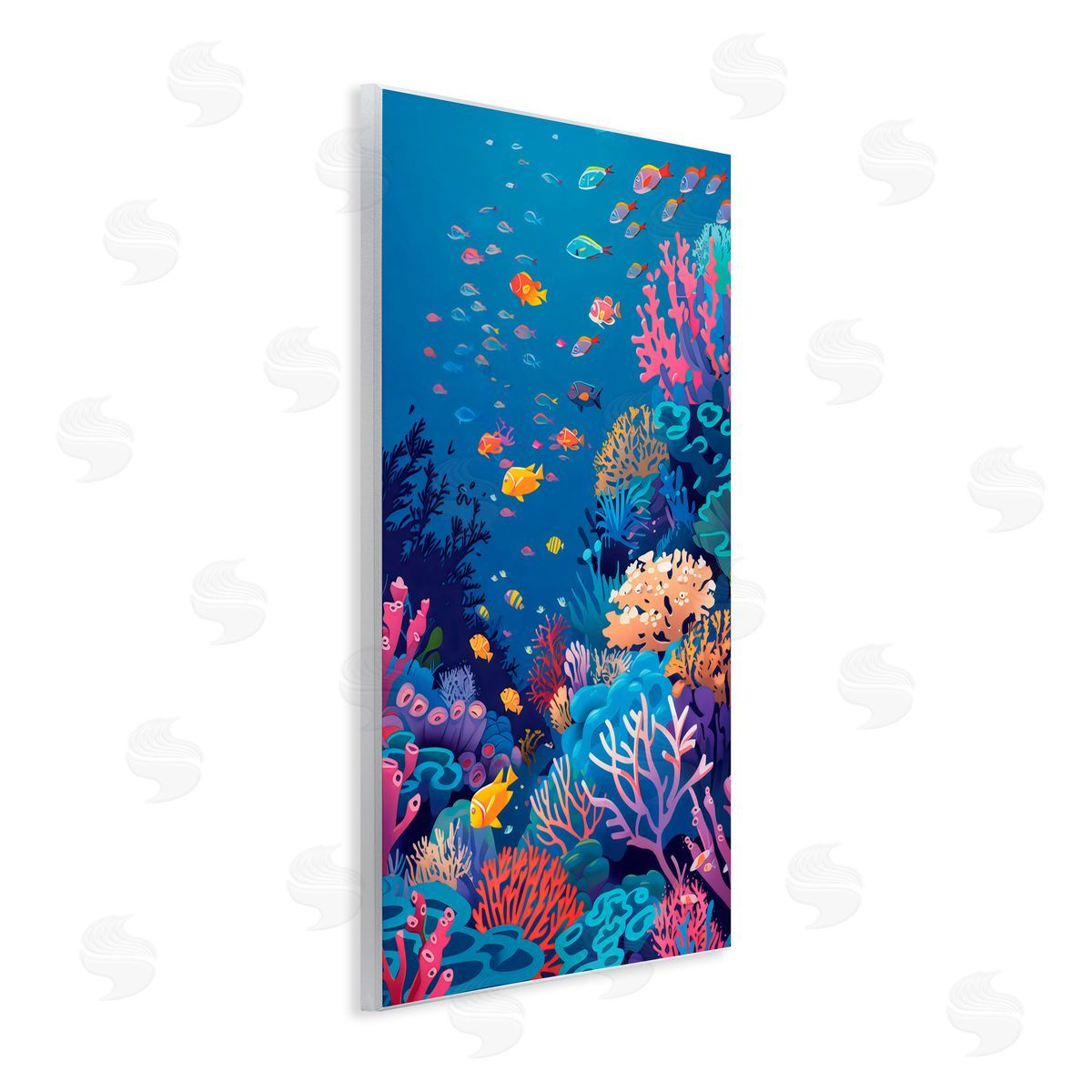 LSR Design Studio Tropic Life Coral Reef Wall Plaque Art Print