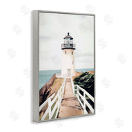 Sisi and Seb | Watercolor Lighthouse Path