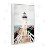 Sisi and Seb | Watercolor Lighthouse Path