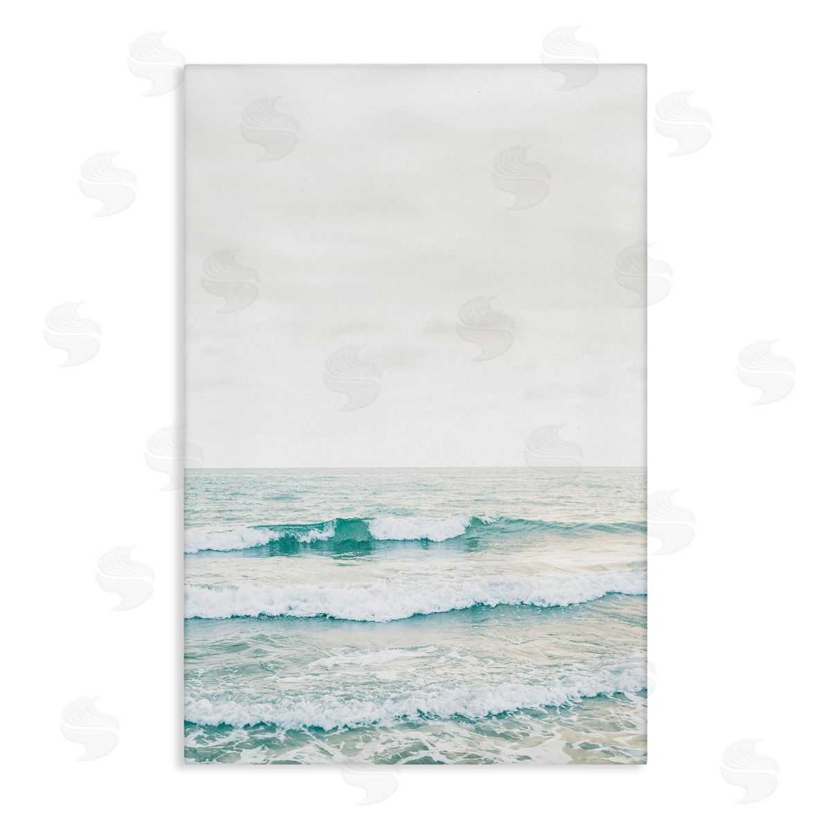 Sisi and Seb Rolling Ocean Waves Peace Canvas Wall Art Print