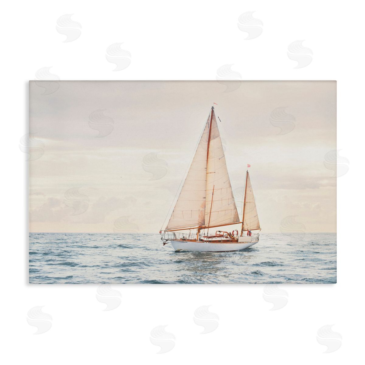Sisi and Seb Yacht's Voyage Adventure Canvas Wall Art Print