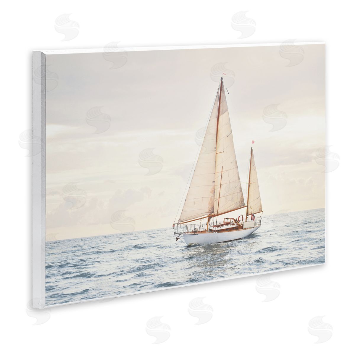 Sisi and Seb Yacht's Voyage Adventure Wall Plaque Art Print