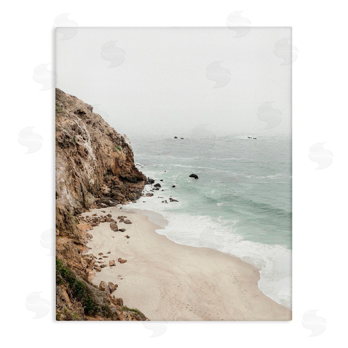 Sisi and Seb Big Sur Coast Viewpoint Canvas Wall Art Print