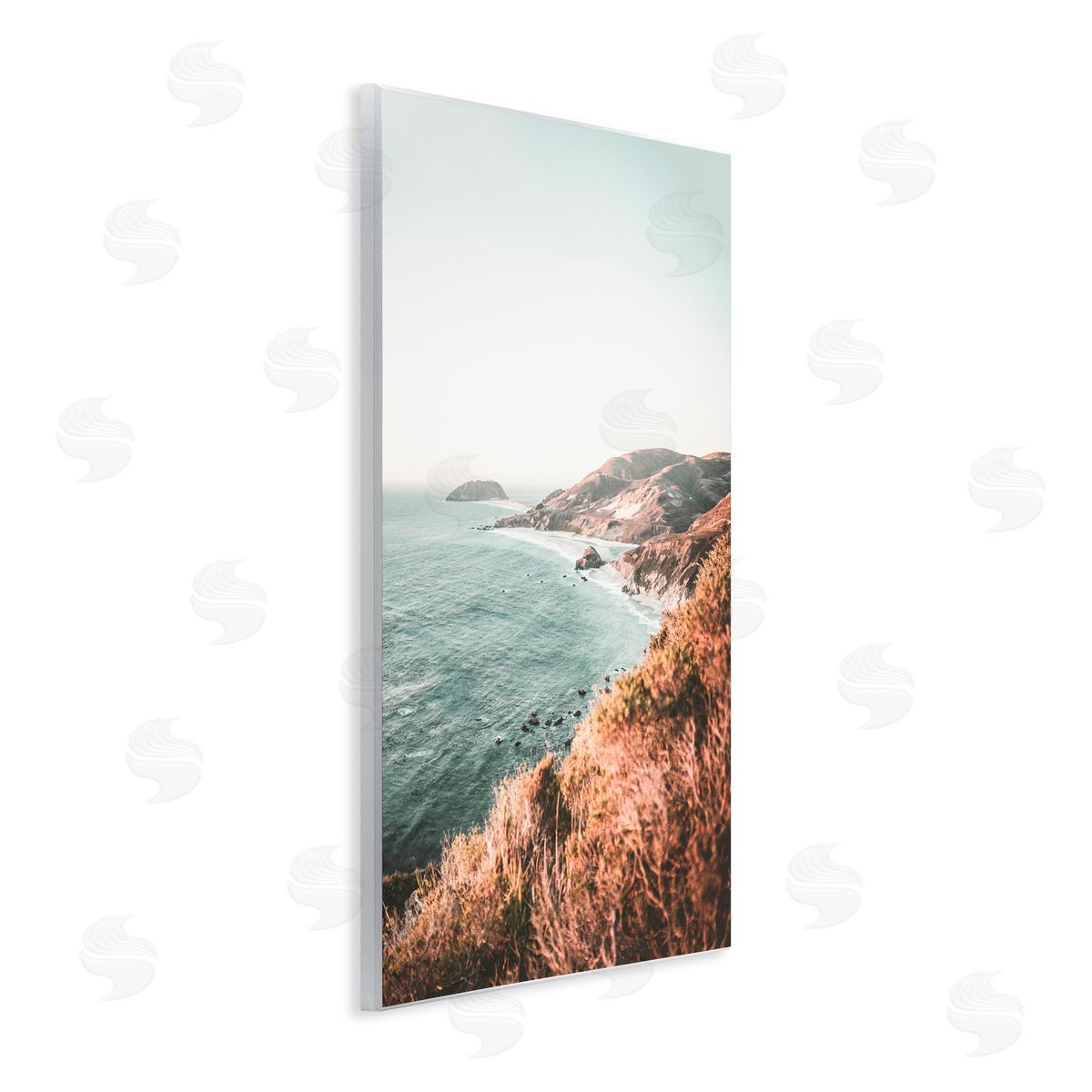 Sisi and Seb Scenic Big Sur Coastline Wall Plaque Art Print