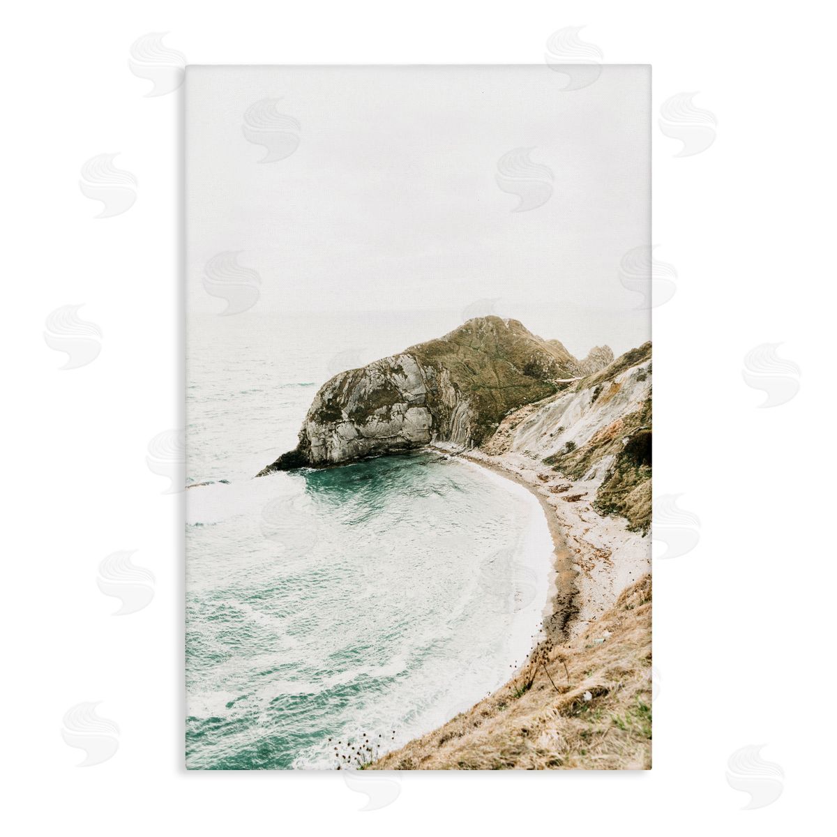 Sisi and Seb Coastal California Cove Canvas Wall Art Print