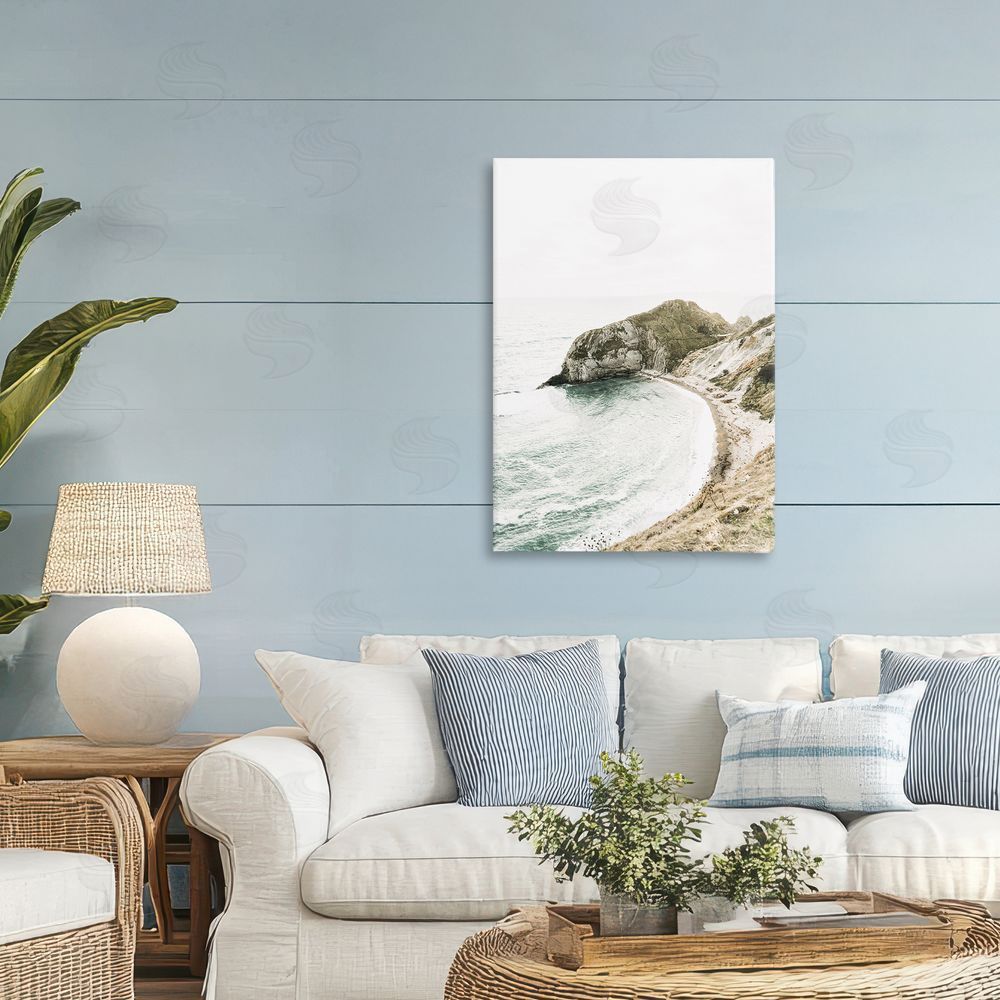 Sisi and Seb Coastal California Cove Printed Wall Art in Room