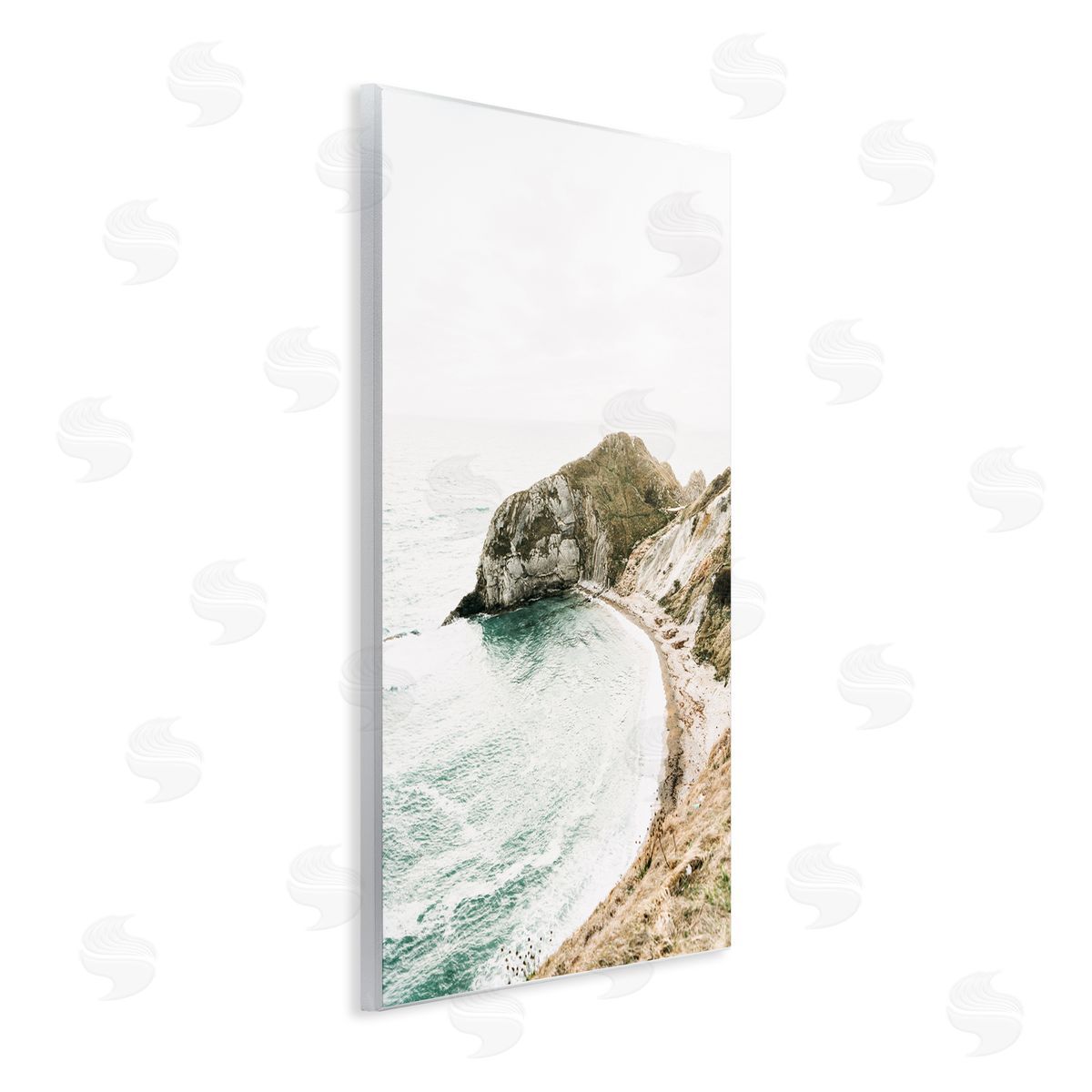 Sisi and Seb Coastal California Cove Wall Plaque Art Print