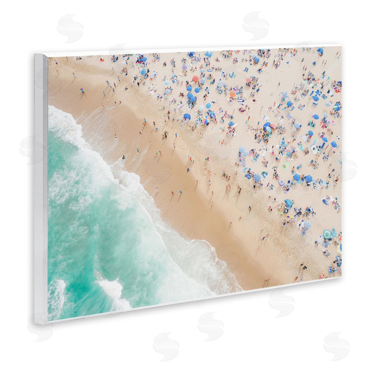 Sisi and Seb Busy Beach Summer Bliss Wall Plaque Art Print