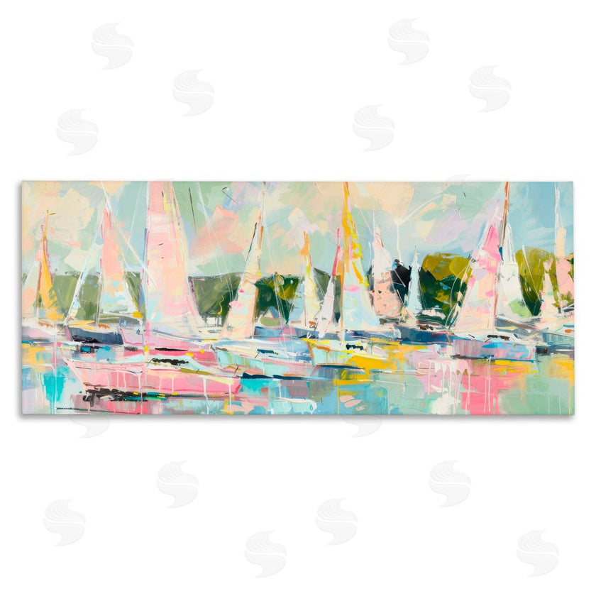 Creative Studio | Pastel Sails with Modern Paint Drip