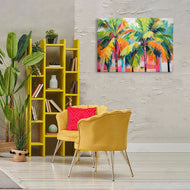 LSR Design Studio | Bright Mod Palms & Rectangles