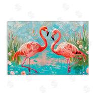 LSR Design Studio | Modern Flamingo Love