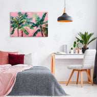 LSR Design Studio | Palm Tree Tops on Pink