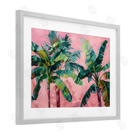 LSR Design Studio | Palm Tree Tops on Pink