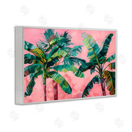 LSR Design Studio | Palm Tree Tops on Pink
