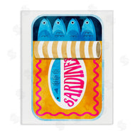 Lil' Rue | Blue & Orange Canned Sardines