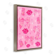Ziwei Li | Lips Bows & Bears on Pink