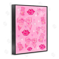 Ziwei Li | Lips Bows & Bears on Pink
