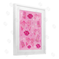 Ziwei Li | Lips Bows & Bears on Pink