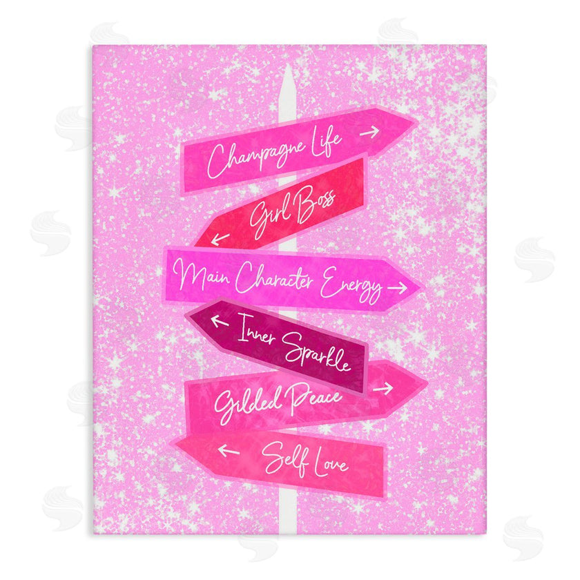 Ziwei Li | Confident Glam Sign Posts