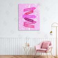 Ziwei Li | Confident Glam Sign Posts