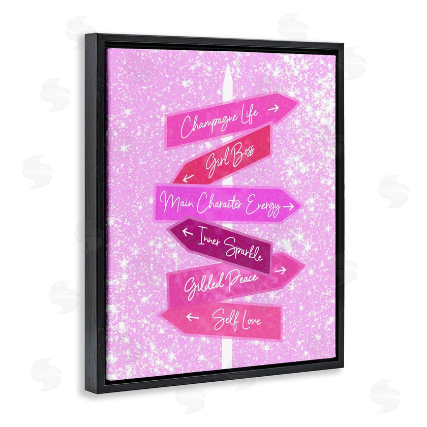 Ziwei Li | Confident Glam Sign Posts