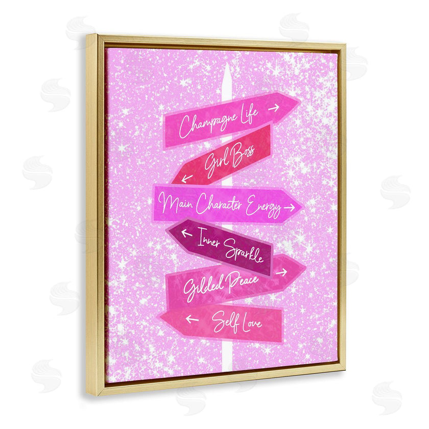 Ziwei Li | Confident Glam Sign Posts