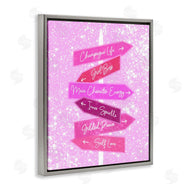 Ziwei Li | Confident Glam Sign Posts